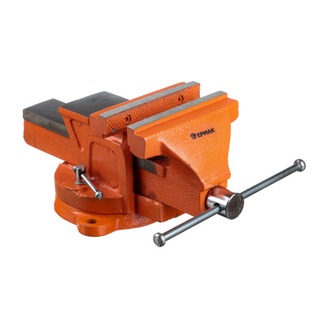 ЕРМАК Тиски слесарные с поворотным механизмом 125мм