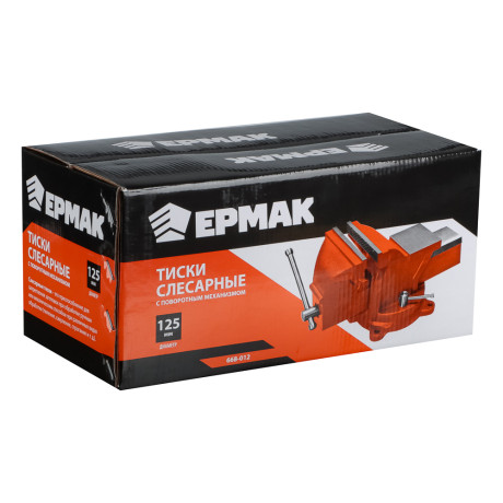 ЕРМАК Тиски слесарные с поворотным механизмом 125мм