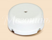 МЕЗОНИНЪ коробка распред. фарфор (керамика) D80х33мм белый IP20 GE70235-01