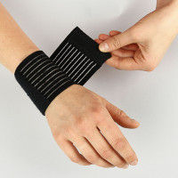 SILAPRO Суппорт-бинт фиксирующий на запястье, 58% нейлон, 35% латекс, 7% полиэстер, 7,5х31см