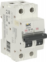 IEK ARMAT автоматический выкл. M10N 2P х-ка B 10А AR-M10N-2-B010