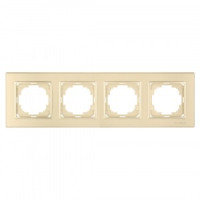 Nilson рамка 4 мест. ALEGRA  золото 25150094