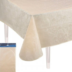 Скатерть ПВХ с бейкой ШЕЛКОВЫЙ ТЕКСТИЛЬ арт 124/40 1/451 "Шелк"/8380