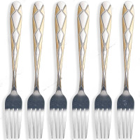 Вилка столовая NA1774-2 Ромбик 6 шт. (100)