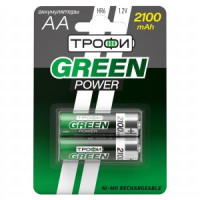 Ак-р Трофи аккумулятор AA/R6 2100mAh Ni-MH BL2