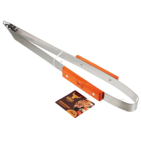 Щипцы для барбекю тм GRILLBOOM, 38х5x8см