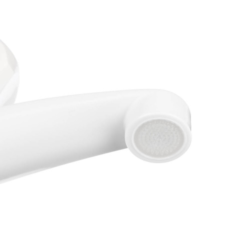 Монокран для умывальника, пластик, белый