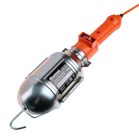 ЕРМАК Лампа переносная, 60вт, 5м