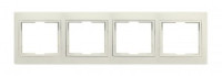Smartbuy Венера Рамка 4-мест. горизонтальная бежевая  (SBE-01i-00-FR-4)