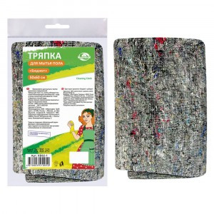 Тряпка д/мытья пола "Бюджет", 50*60см (кратность 6шт!!!), холст-прошив.полотно КВ62-1 Мультидом