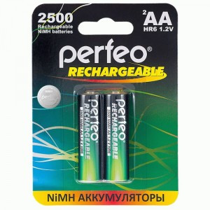 Аккумулятор Perfeo HR6 BL2 NI-MH 2500mAh PF_4157