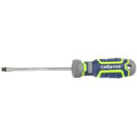 Отвертка SL5 х 100 мм, CrV, четырехкомпонентная рукоятка Сибртех