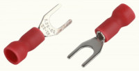 ЭРА Наконечник вилочный изолир. НВИ 0,2-1,5 мм2 d4мм красный (уп.50 шт, цена за уп. ) 63316
