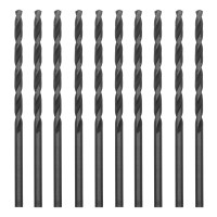 Сверло по металлу, 2.5 мм, быстрорежущая сталь, 10 шт, цилиндрический хвостовик Сибртех