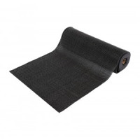 Коврик-дорожка ПВХ  Zig-Zag 5 мм 0,9*10 м, против скольжения, черный VORTEX