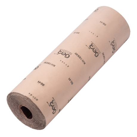 Шкурка на тканевой основе, зернистость № 80, 775 мм х 20 м, "БАЗ"