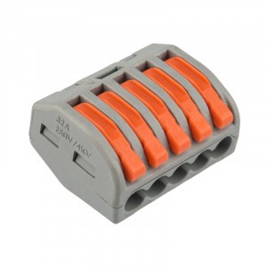 REXANT клемма СМК 222-415 с рычагом 5х(0,08-4мм2) 07-5255-4