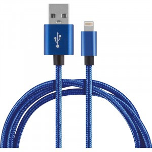 Кабель Energy ET-27 USB(A)шт. - 8 pin шт. (lightning, iphone), 1м, синий