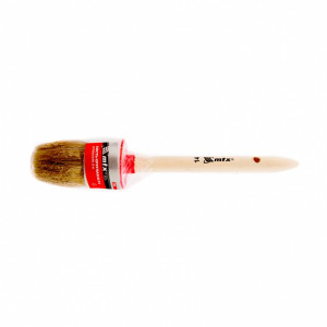 Кисть круглая №14 (50 мм), натуральная щетина, деревянная ручка MTX