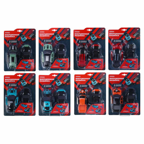 ИГРОЛЕНД Машинка, разбивается при ударе, собирается обратно, АБС, 18,2х5,2х25 см, 8 диз.