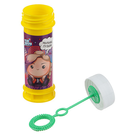 Мыльные пузыри "Русские Супергерои", BY, 50мл, мыльный раствор, пластик, 6 дизайнов