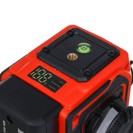 ЕРМАК Уровень лазерный 12 лучей (3D),2АКБ+ЗУ,экран зарядки, пульт,кронтшейн,платформа, сумка чехол