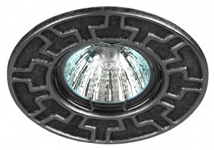 ЭРА ST5 CH/BK св-к  штампованный MR16,12V/220V, 50W черный/хром (100/2800)