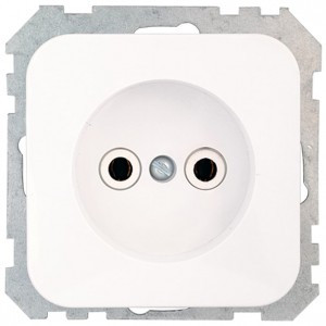 Bylectrica Гармония мех. роз. СУ 1 мест., белый (земля, корп. ABS) РС16-470