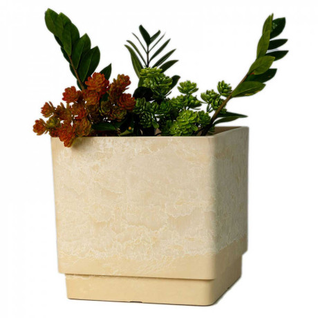 Горшок 6,5 л песочный H-16UF20-1п