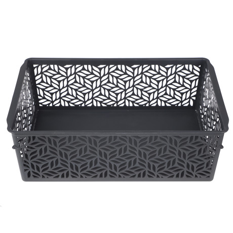 Корзинка универсальная 4,3л, 29х19х9,5см, серый