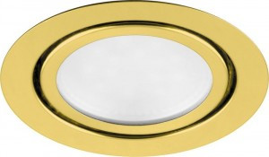 Feron св-к встр. св/д 3W(150lm) 4000K 4K золото подсветка для ступенек/мебели LN7 28864