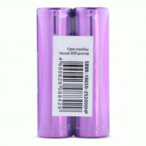 Ак-р Smartbuy Li-ion 18650-2000 mAh высокотоковый, BL2 (50/400) SBBR-18650-2S2000HP