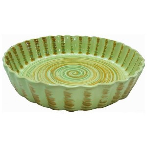 Форма д/запекания витаминка круг, 28*6см, керамика (кратность 2!!!) 104888