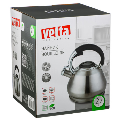 VETTA Чайник стальной 2,7л "Ками", индукция