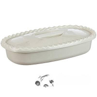 Миска прямоугольная 1,5л с крышБел РотангМ1322(35)