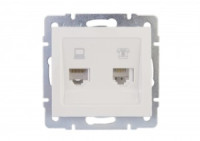 Lezard RAIN мех. роз. компьют/телеф. СУ 1 мест. бел. (корпус PC) 703-0288-143