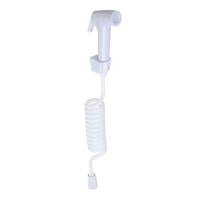 СоюзКран Набор для гиг. душа, лейка 30мм, 1 режим, шланг 30-150см, держатель, белый