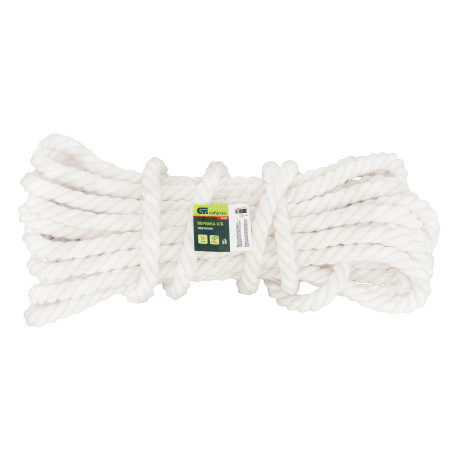 Веревка х/б, D 18 мм, L 11 м, крученая, 567 кгс Сибртех