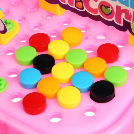 ИГРОЛЕНД Конструктор с шуруповёртом в чемоданчике "Шурупики", РР, ABS, 24,5х7,5х18,5см, 2 дизайна