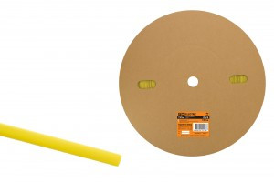 TDM ТУТнг  6/3 термоусадка ТУТ желтая цена за 1м (100 м/уп.) (100!) SQ0518-0002