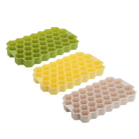 VETTA Форма силиконовая для льда 20х12см, 37 ячеек, &quot;Соты&quot;, 3 цвета