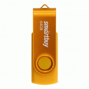 Флеш-диск (флэшка) UFD 2.0 Smartbuy 64GB Twist Yellow SB64GB2TWY