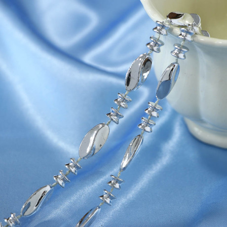 СНОУ БУМ Бусы декоративные 1x270 см, 2 цвета