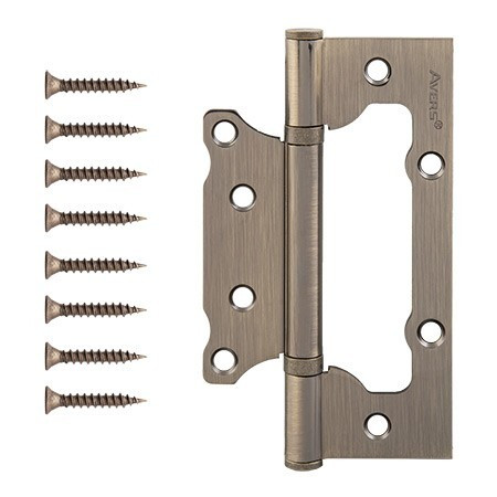 Петля AVERS 125х75-B2-AB БЕЗ врезки 2подшипника (бронза)  \2 (12/96)