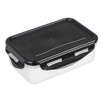 Контейнер герметичный для СВЧ с защелками, 0,5л, 160х110х55мм, пластик