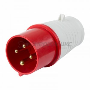 REXANT вилка силовая CEE 024 переносная 3Р+РЕ 32А 380В IP44, 11-8904