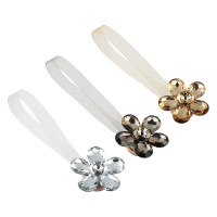 PROVANCE Подхват для штор магнитный 1-сторонний, пластик, &quot;Цветок&quot;, d=5см, 3 цвета