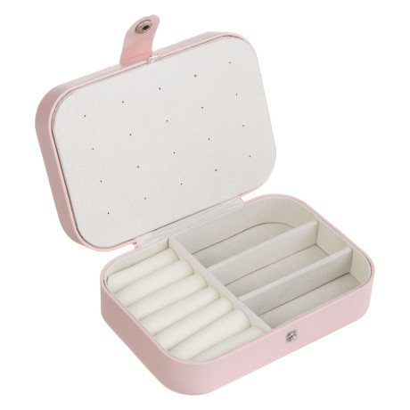 Шкатулка для украшений, 16x11x5 см, ПВХ, 3 цвета