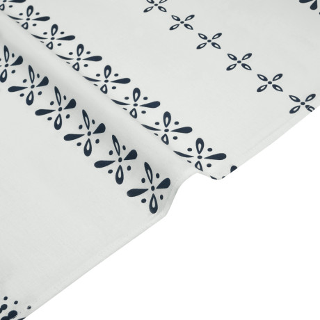 PROVANCE Нэви Комплект постельного белья евро (4 предмета), поплин, 100% хлопок, синий