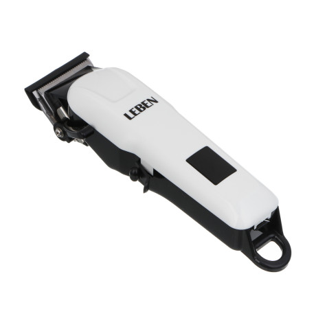 LEBEN Машинка для стрижки волос, 4 насадки: 3/7/9/12мм, Li-ion 3,7в/1200мАч, USB